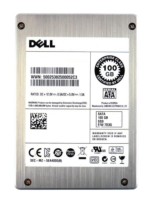 341-9355 Dell 100GB 2.5-inch Internal Solid State Drive (SSD)