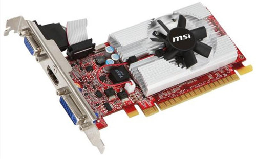 N520GT-MD1GD3/LP MSI Nvidia GeForce GT 520 1GB DDR3 PCI Express x16 2.0 Video Graphics Card