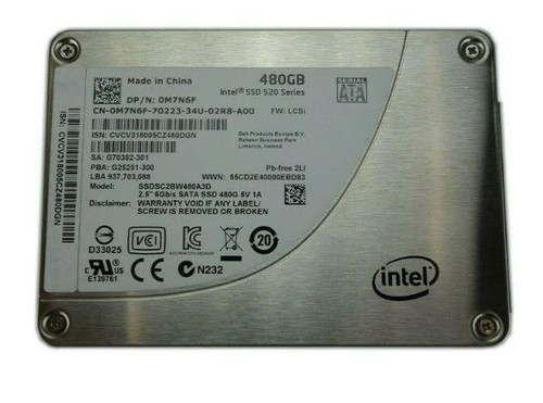 SSDSC2BW480A3FE Intel 520 Series 480GB MLC SATA 6Gbps (AES-128