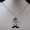 Wholesale mustache top hat necklace