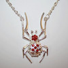 Women's spider necklace