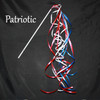 Patriotic, American, 4th of July, red white and blue ribbon wands.