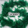 Green feather boas