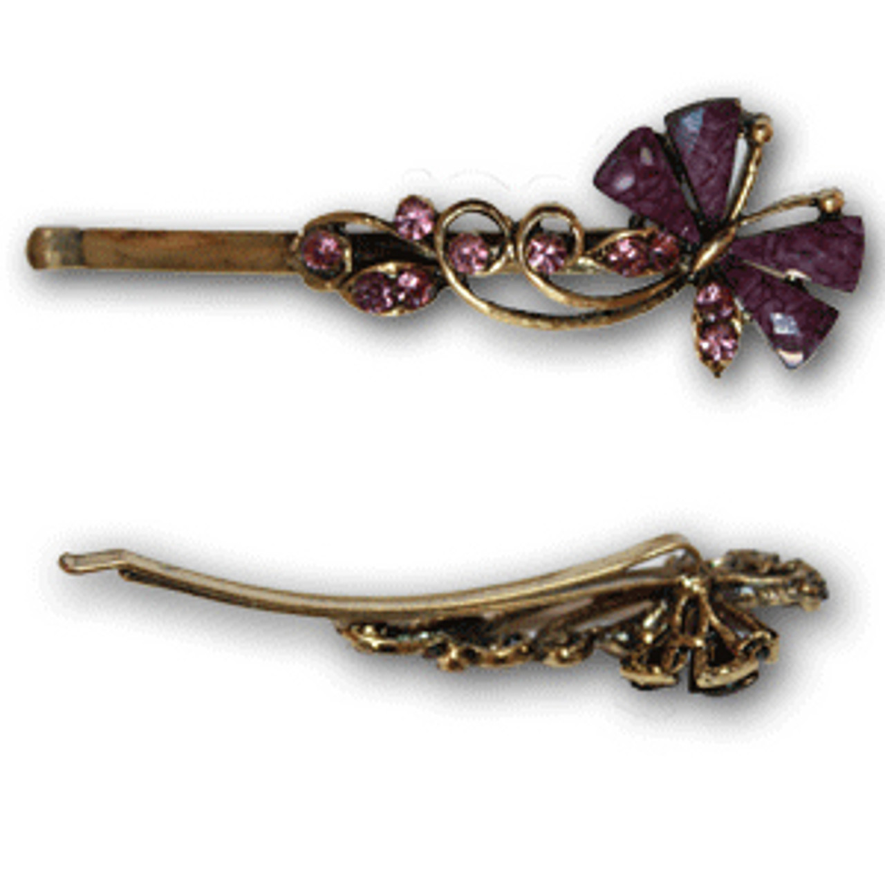 butterfly hair pins