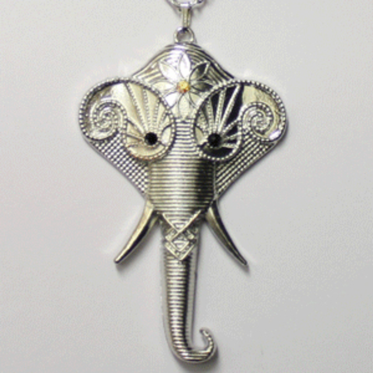 Silver elephant necklaces