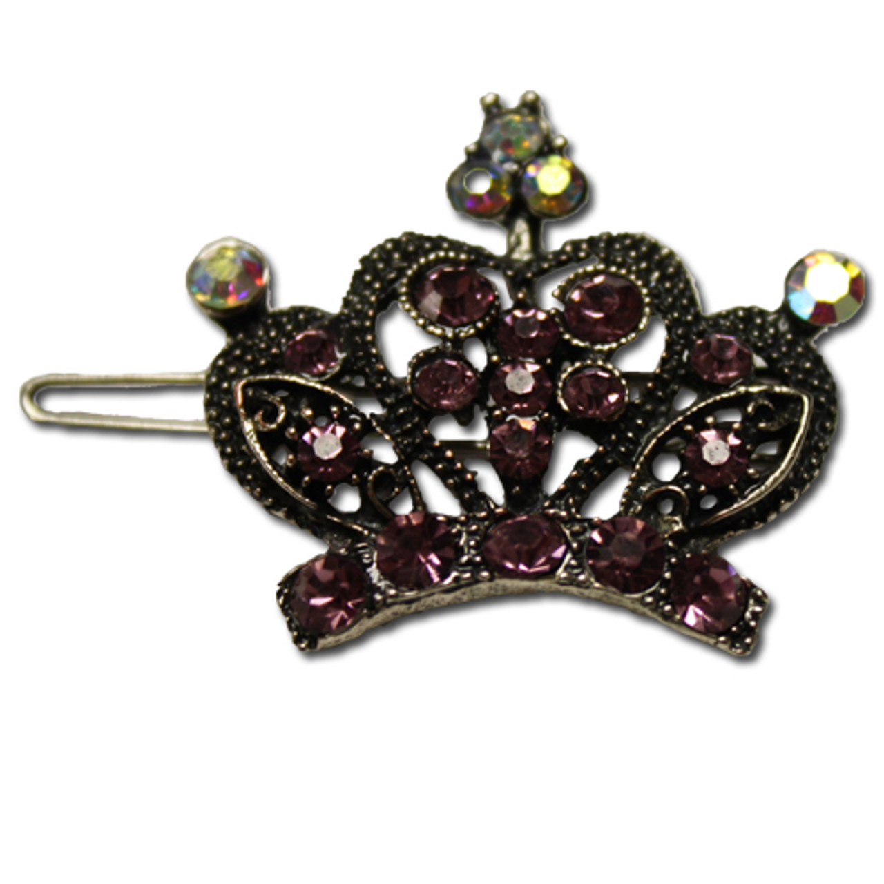 princess crown hair clips