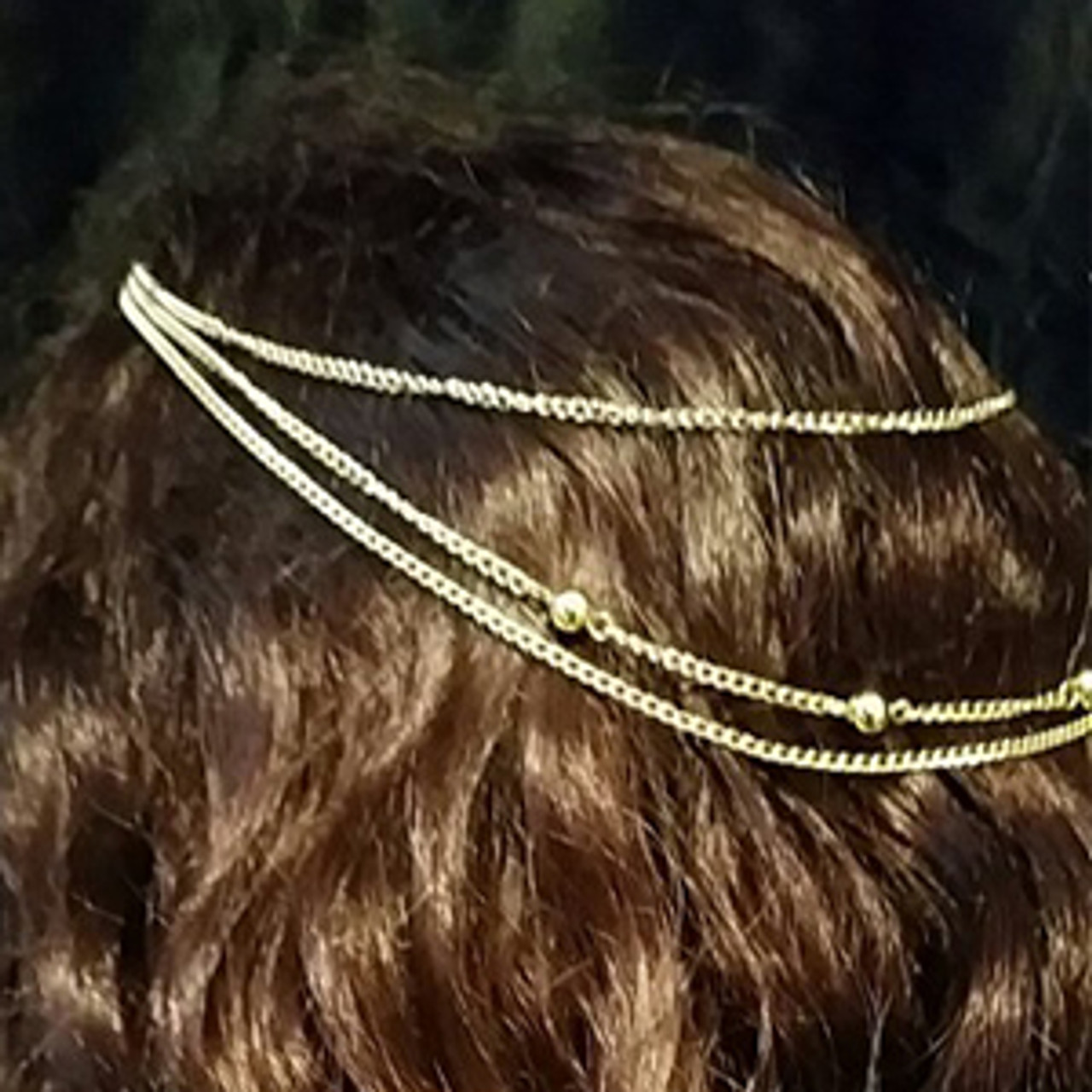 Gold head chain