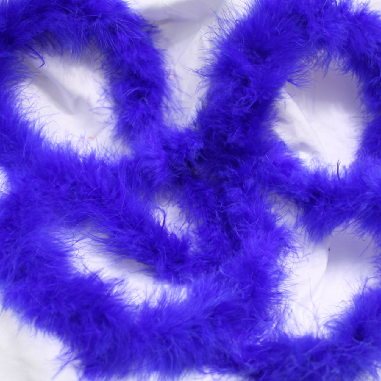 Blue marabou feather boas