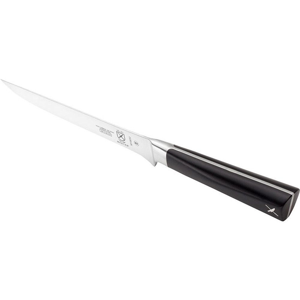 Mercer Culinary M19060 Zum Forged Carving Knife, 8, Black, High Carbon  Steel - Win Depot