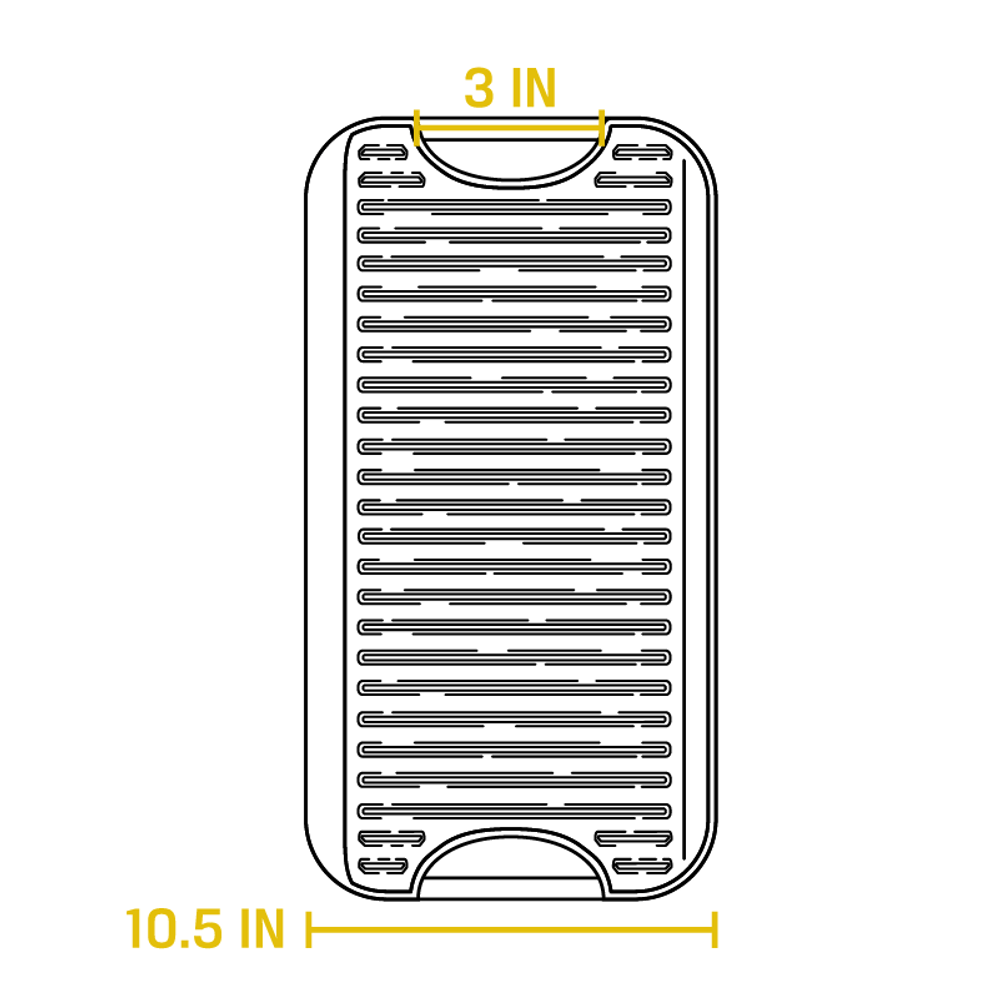 Lodge Pro-Grid Cast Iron Reversible Grill, LPGI3