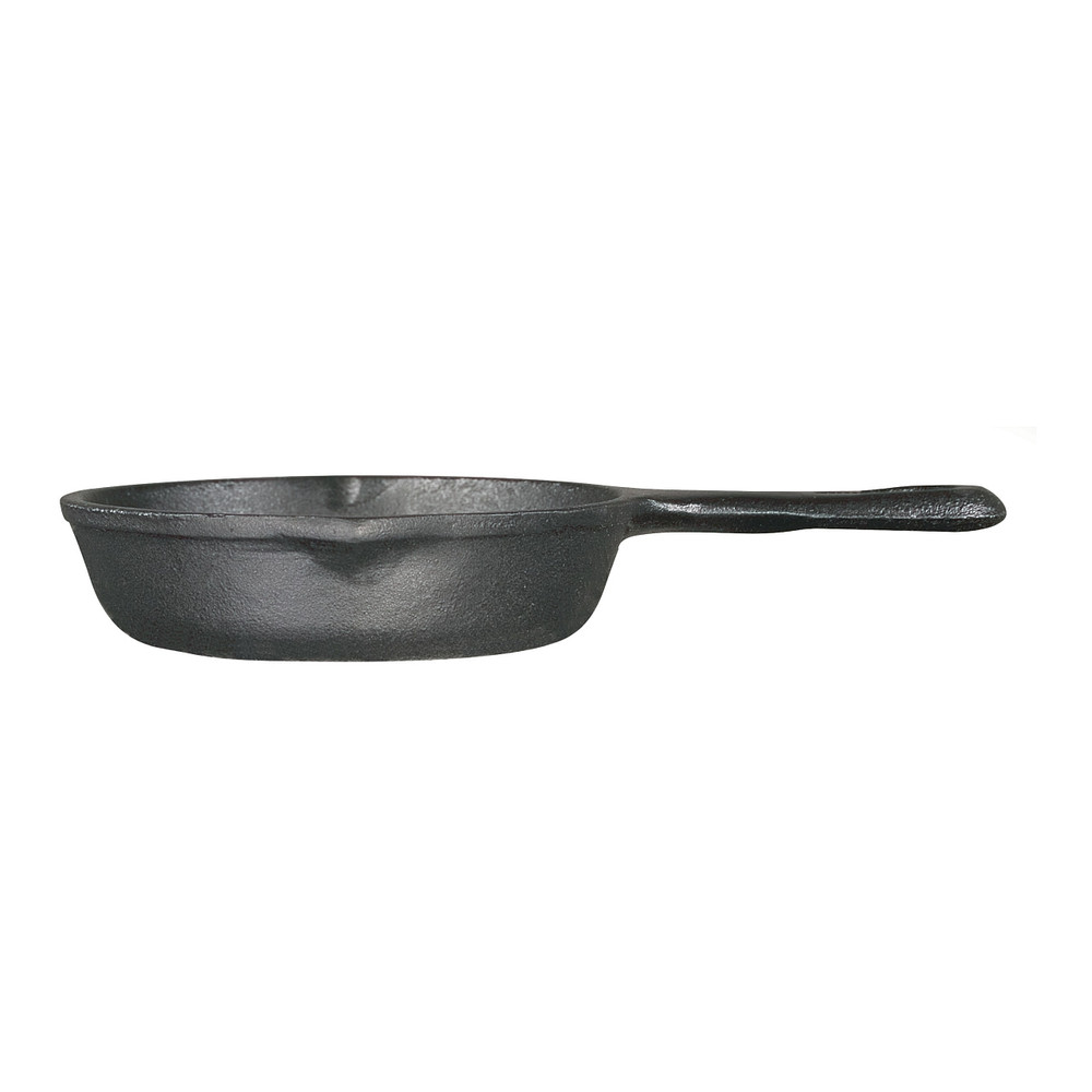 Lodge LMS3 3 1/2 Round Cast Iron Seasoned Mini Skillet