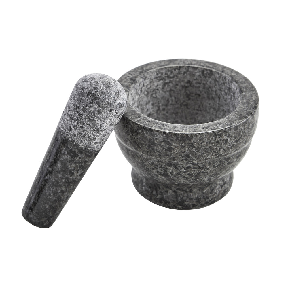 Imusa MEXI-2027 Mortar & Pestle, Polished Granite, 3.75 - Win Depot