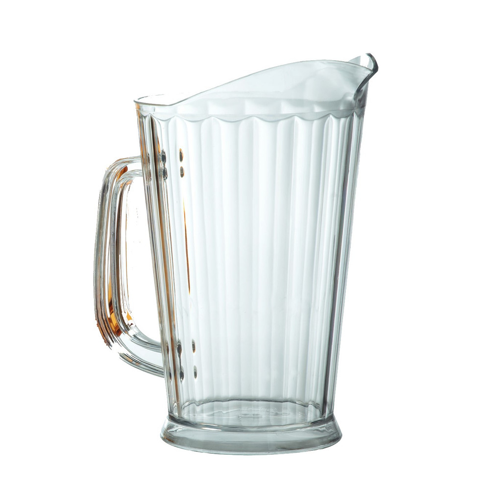 60oz Crystal Clear Plastic Beverage Pitcher - Break Resistant