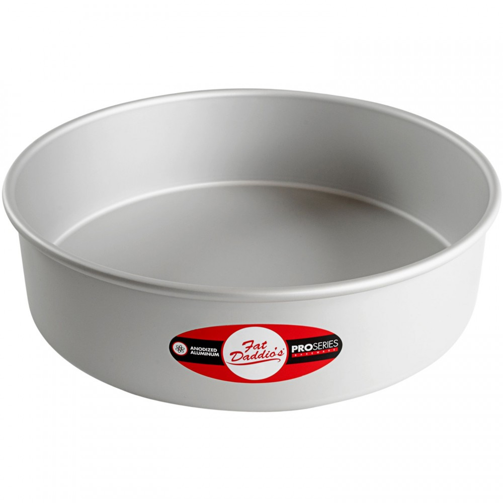 Cake Pan Set of 4, Round 3 Inches Even (6 to 12 Inches) by Fat Daddio's  Round