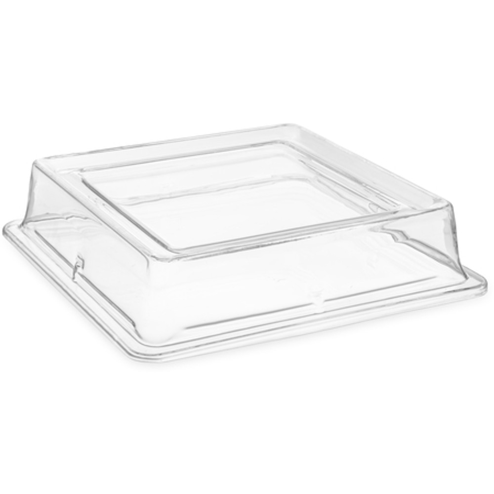 Carlisle 4 Qt. Clear Square Polycarbonate Food Storage Container