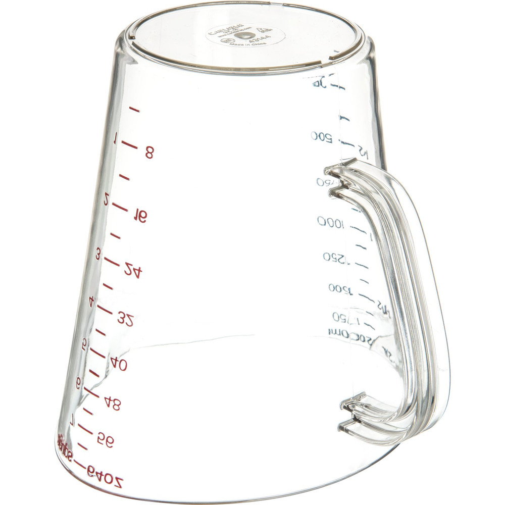 Winco PMCP-200 Measuring Cup, Polycarbonate, 2-Quart, Clear