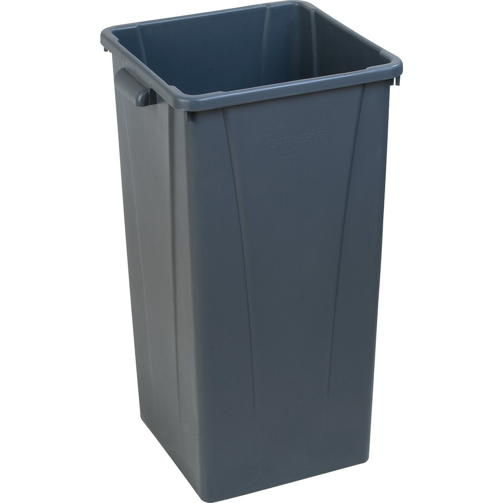 Carlisle 343523-23 Square Tall Waste Container, 23 Gallon, Gray - Win Depot