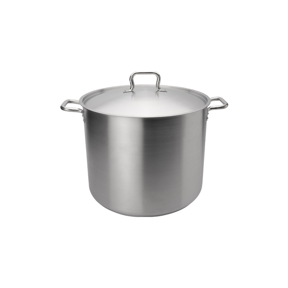 Browne 5733916 Elements Stainless Steel Stock Pot & Lid, 16 Qt. - Win Depot