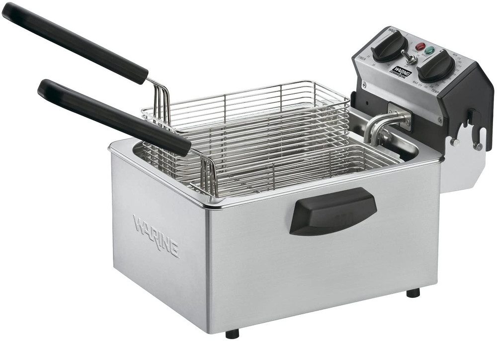 Waring WDF75RC Countertop Deep Fryer, 8-1/2 lb, 30 Min Timer, 120V - Win  Depot