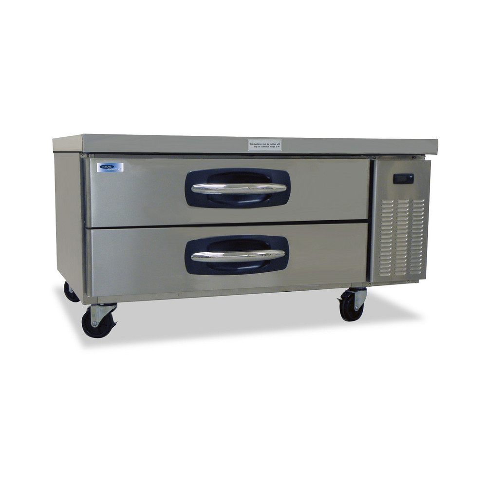 NorLake NLCB48 48" AdvantEDGE Two Drawer Refrigerated Chef Base 4