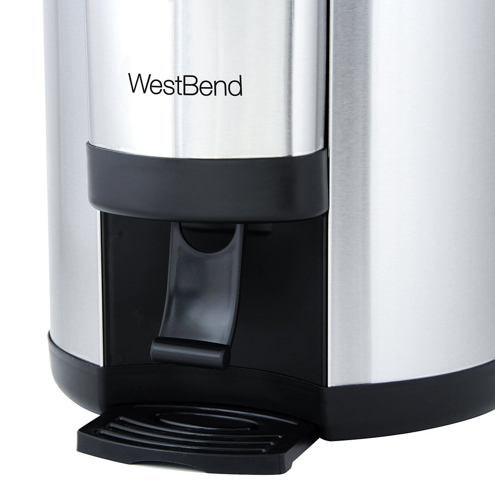 West Bend 60-Cup Commercial Coffee Urn Stainless Steel at