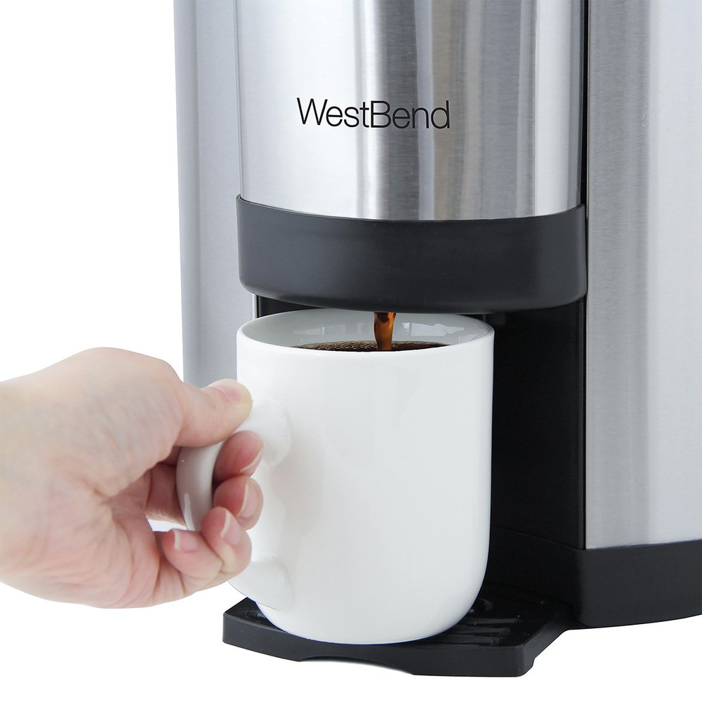 West Bend 57030 Coffee Maker, 30 Cups, Stainless Steel - Win Depot