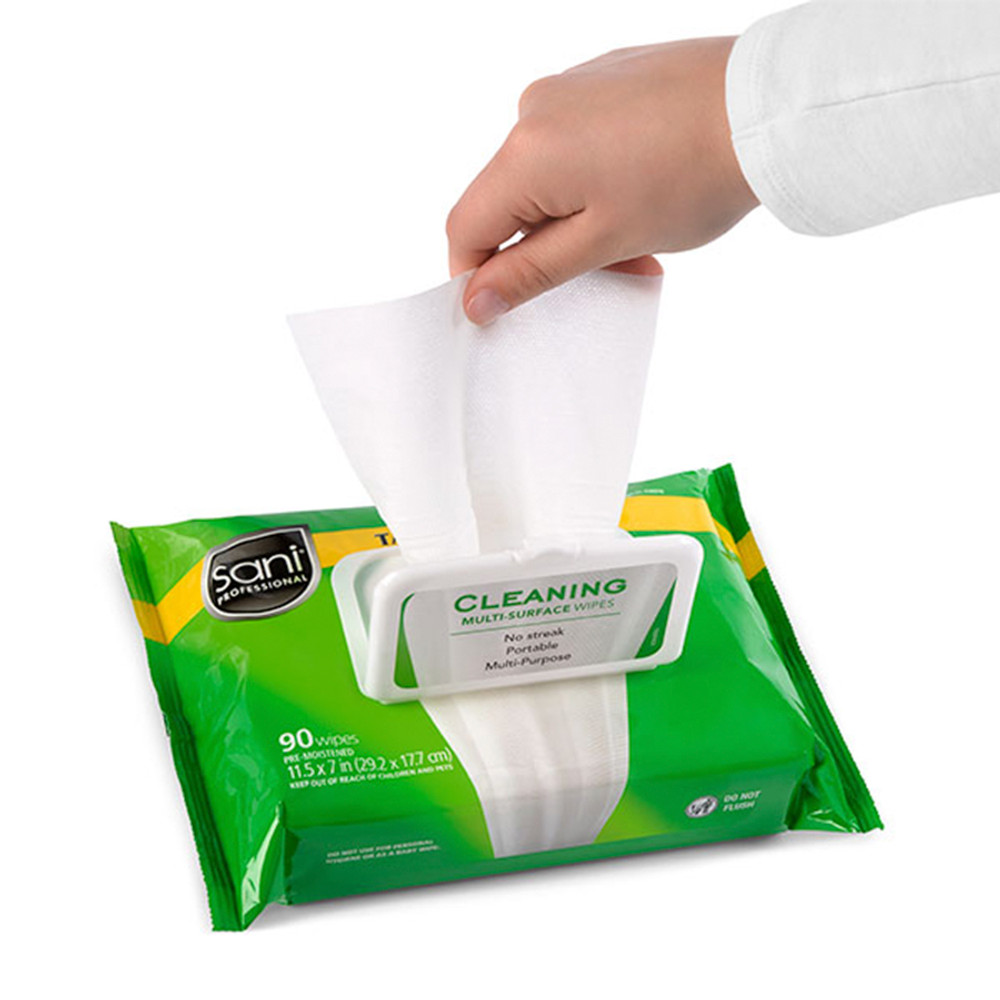 Cleaning Multi-Surface Table Wipes 90ct - Sani Professional