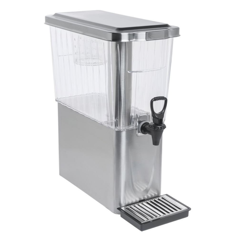 Rectangle Plastic Cold Beverage Dispenser