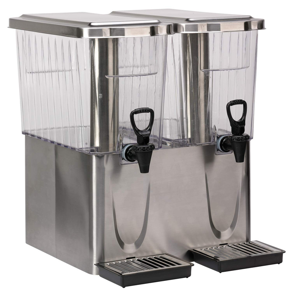 Service Ideas Round Plastic 384 Oz. Beverage Dispenser