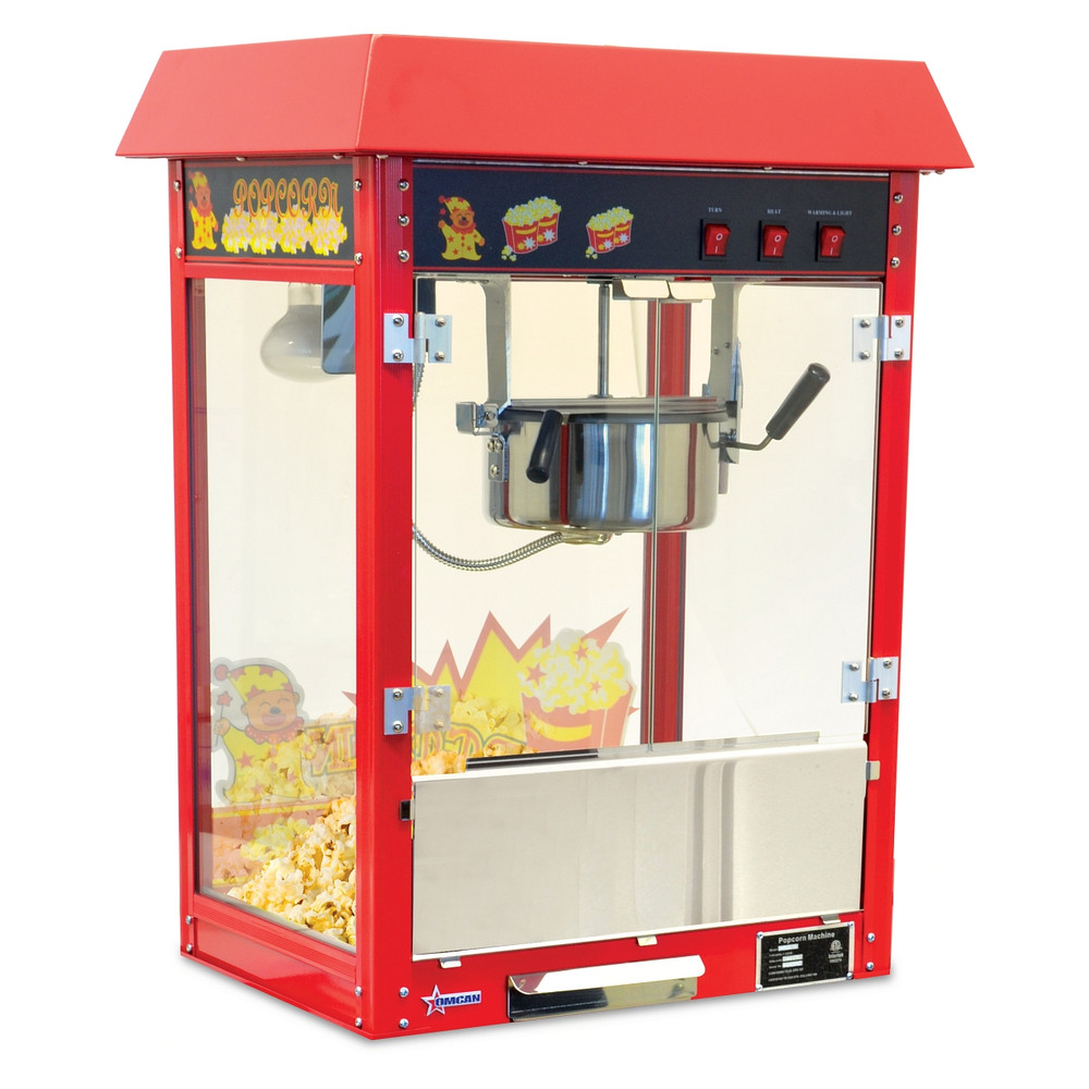 Winco POP-8B - Countertop Popcorn Machine, Electric, 8 oz.