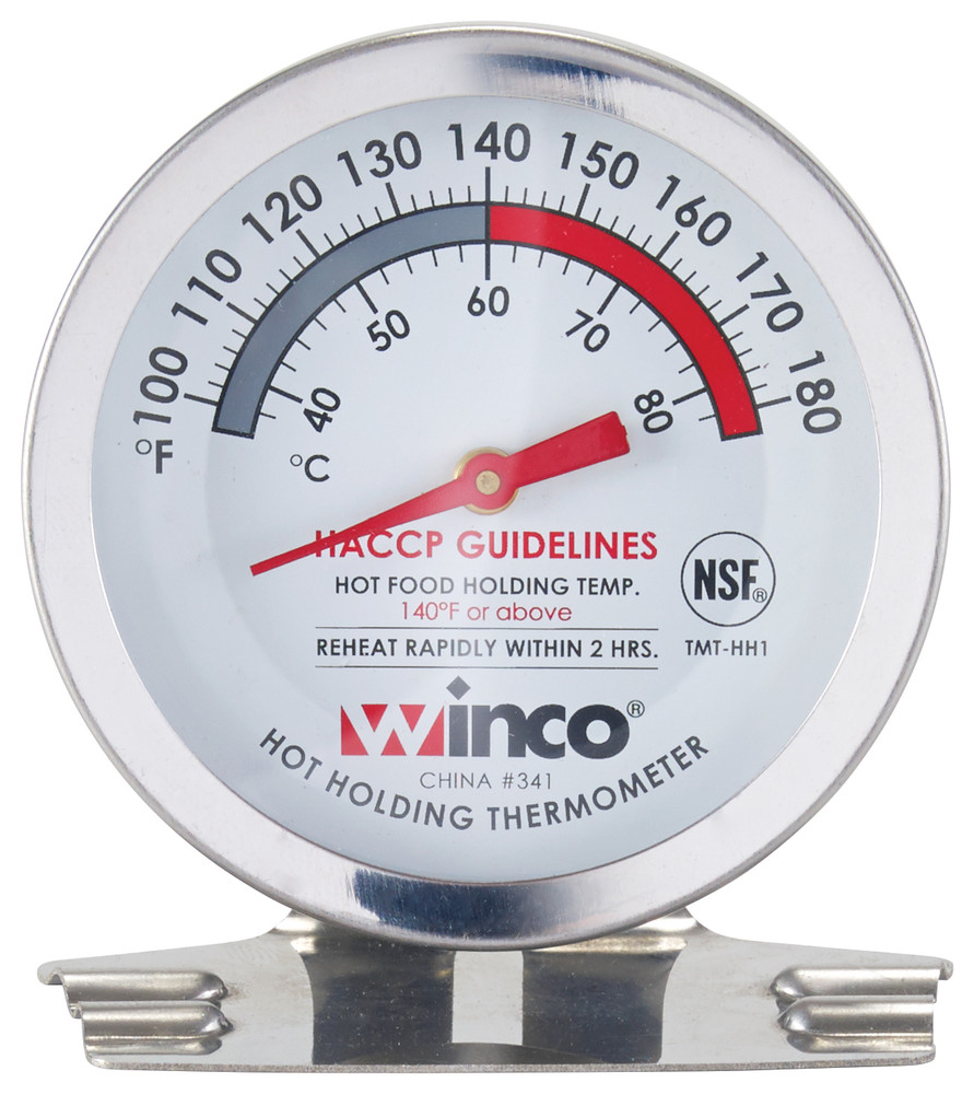 Winco TMT-HH1, Hot Holding Thermometer with 2-Inch Dial, NSF
