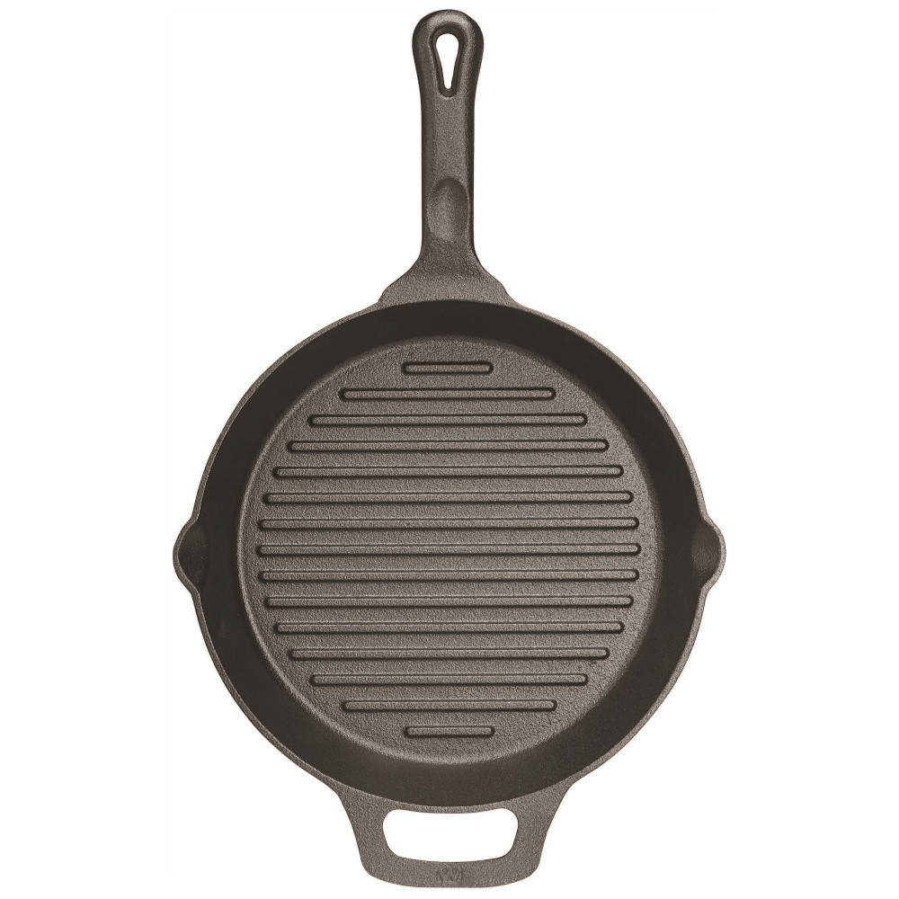 Round Cast Iron Grill Pan | Lodge Cast Iron