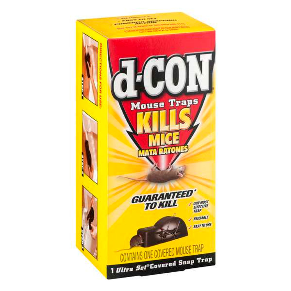 d-CON Reusable Covered Mouse Snap Trap, 1 Trap