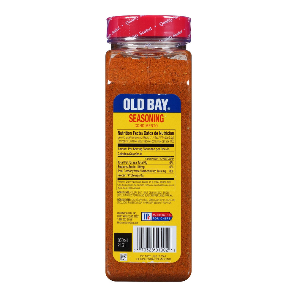 Old Bay Seafood Seasoning - 24 oz jar