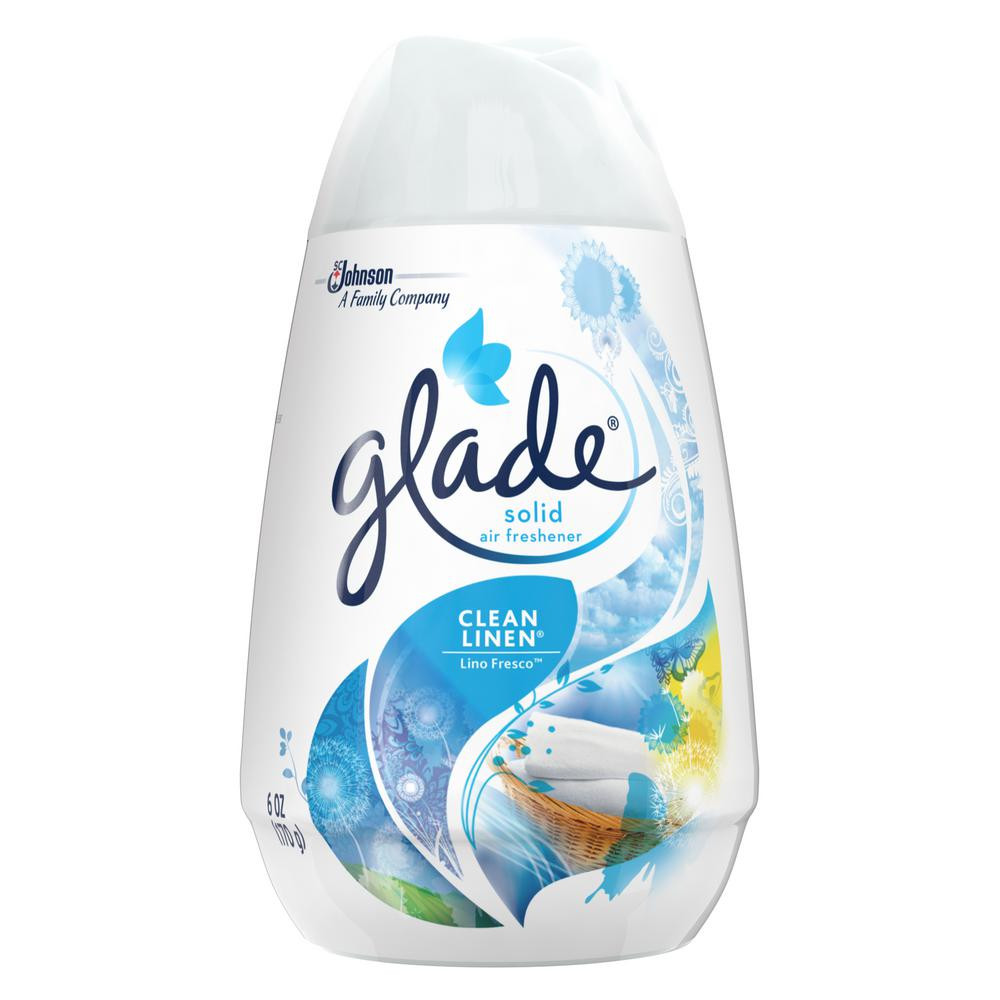 Glade Solid Air Freshener, 6 oz., Clean Linen