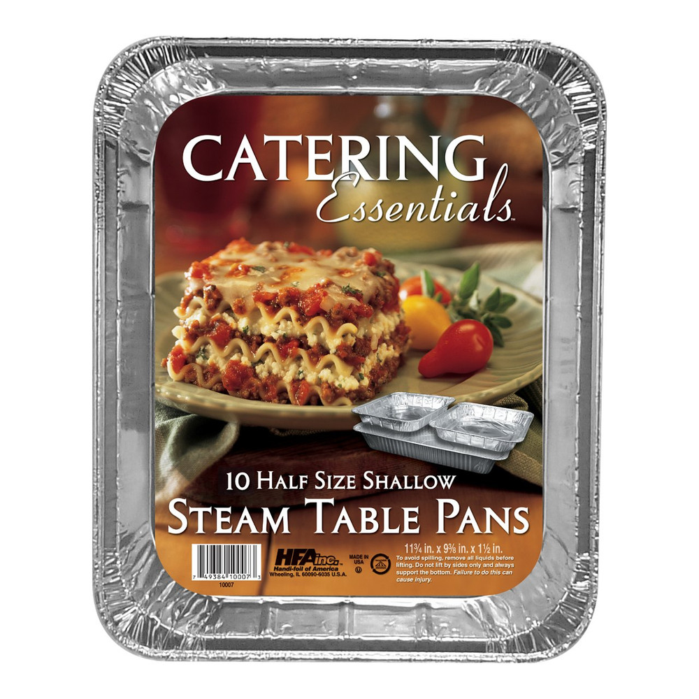 Quarter-Size Deep Steam Table Aluminum Foil Pan 100/PK