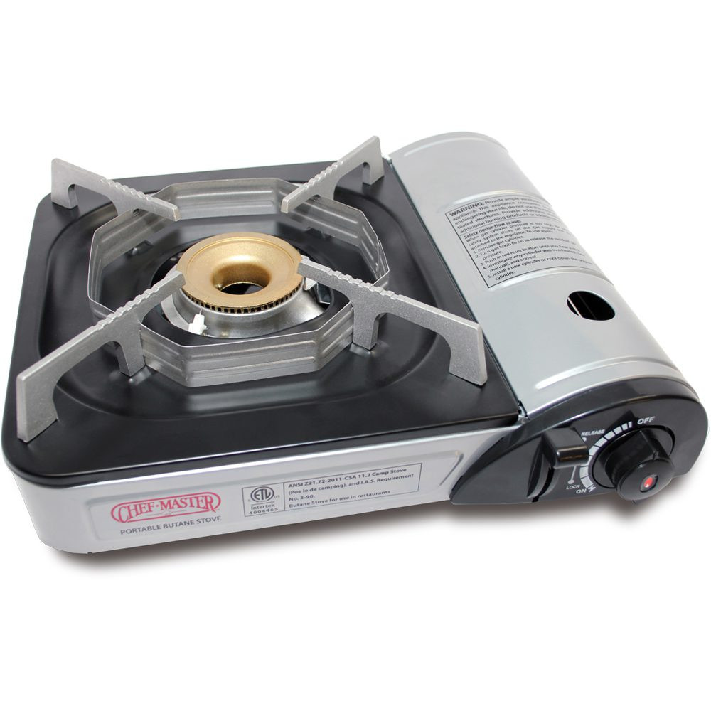 Chef-Master 90011 Portable Butane Stove - 10,000 BTU