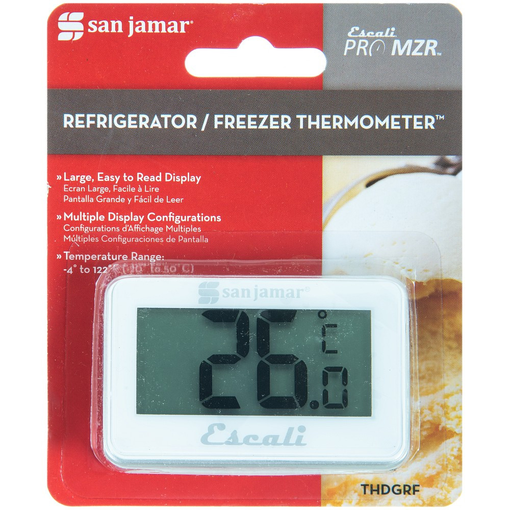 Escali THDLRFSS Dial Refrigerator/Freezer Thermometer - Win Depot