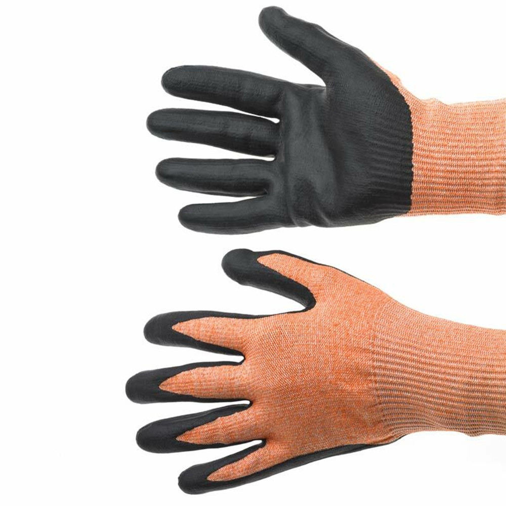 Mercer Culinary M33425M Food Processing Gloves, Nitrile Coated Palm, Medium