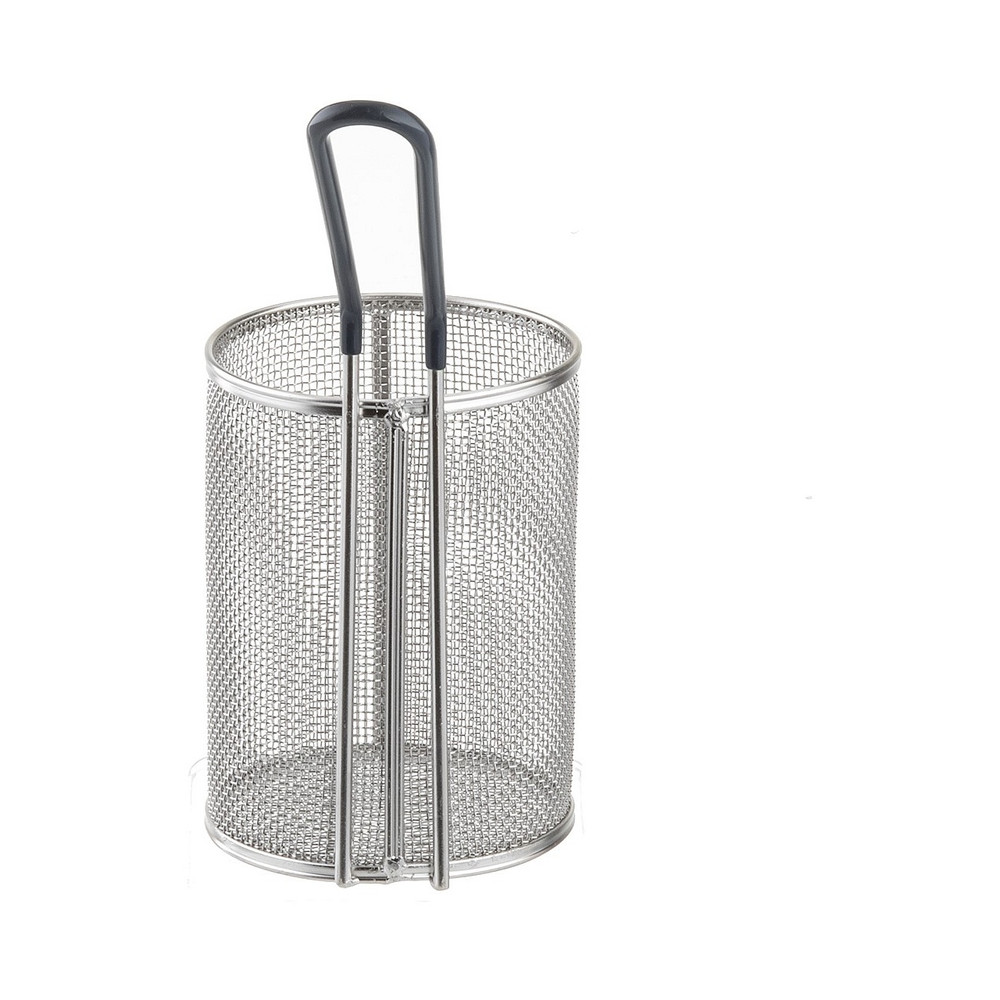 Tablecraft Round Cooking Basket, 18-8 Stainless Steel, 10.5 dia x 3.5 - 2  per case