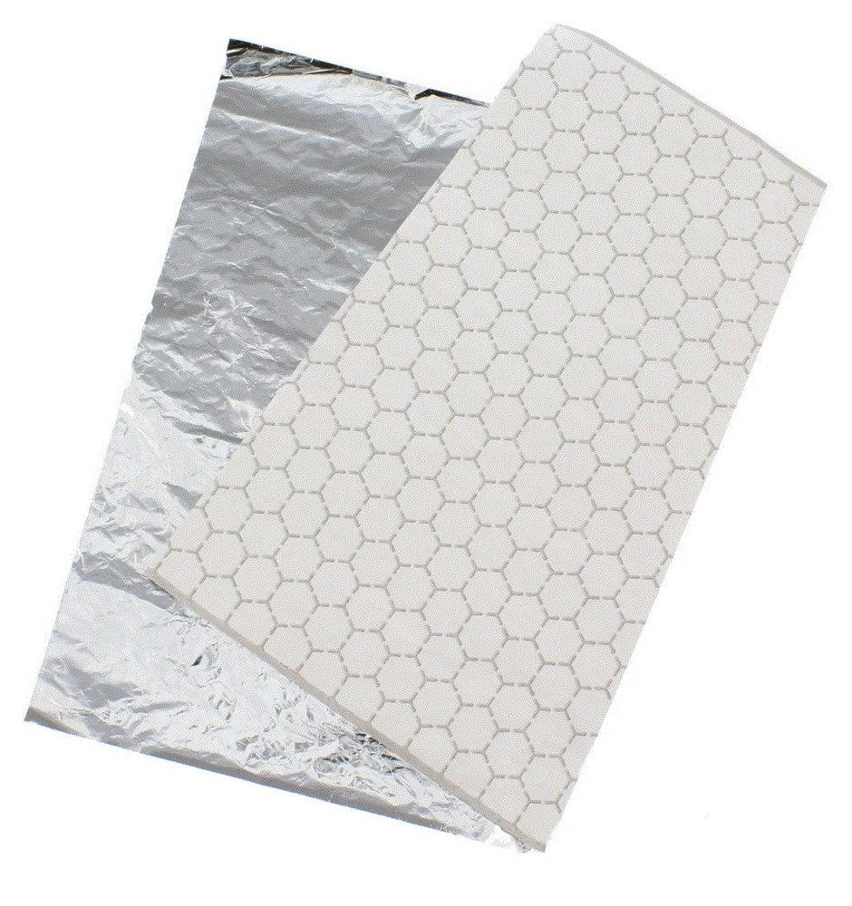 Choice 10 3/4 x 14 Insulated Foil Sandwich Wrap Sheets - 2000/Case