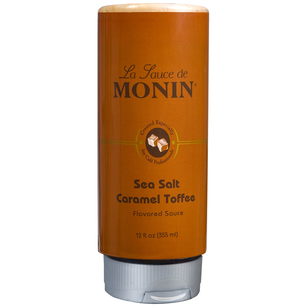 Monin Sea Salt Caramel Toffee Sauce, 12 Ounce Win Depot