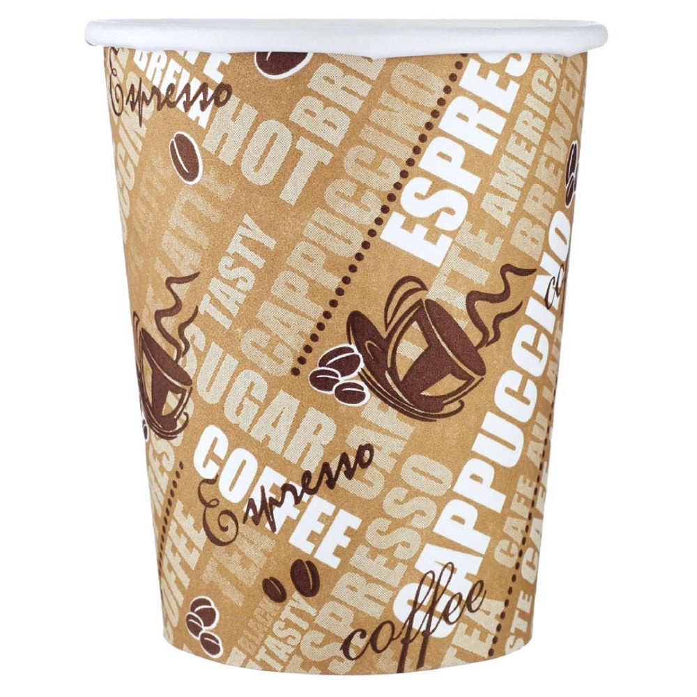 8 oz. Paper Hot Cups (Print) 1,000/Case