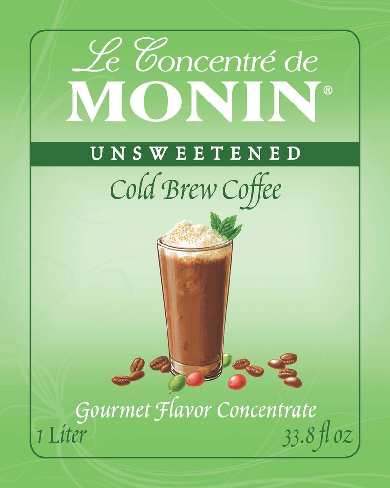 Monin Cold Brew Coffee Concentrate, 1 Liter Win Depot