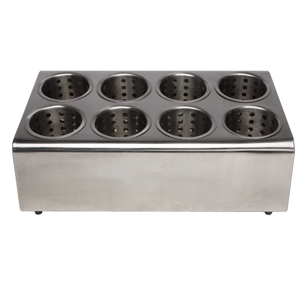 Libertyware SCH8 Flatware Dispenser 8 Hole Stainless Steel Win Depot