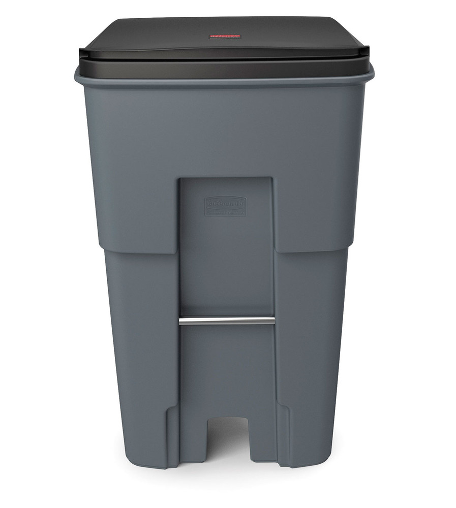 Rubbermaid Brute 32-Gallon Trash Can with Lid Grey