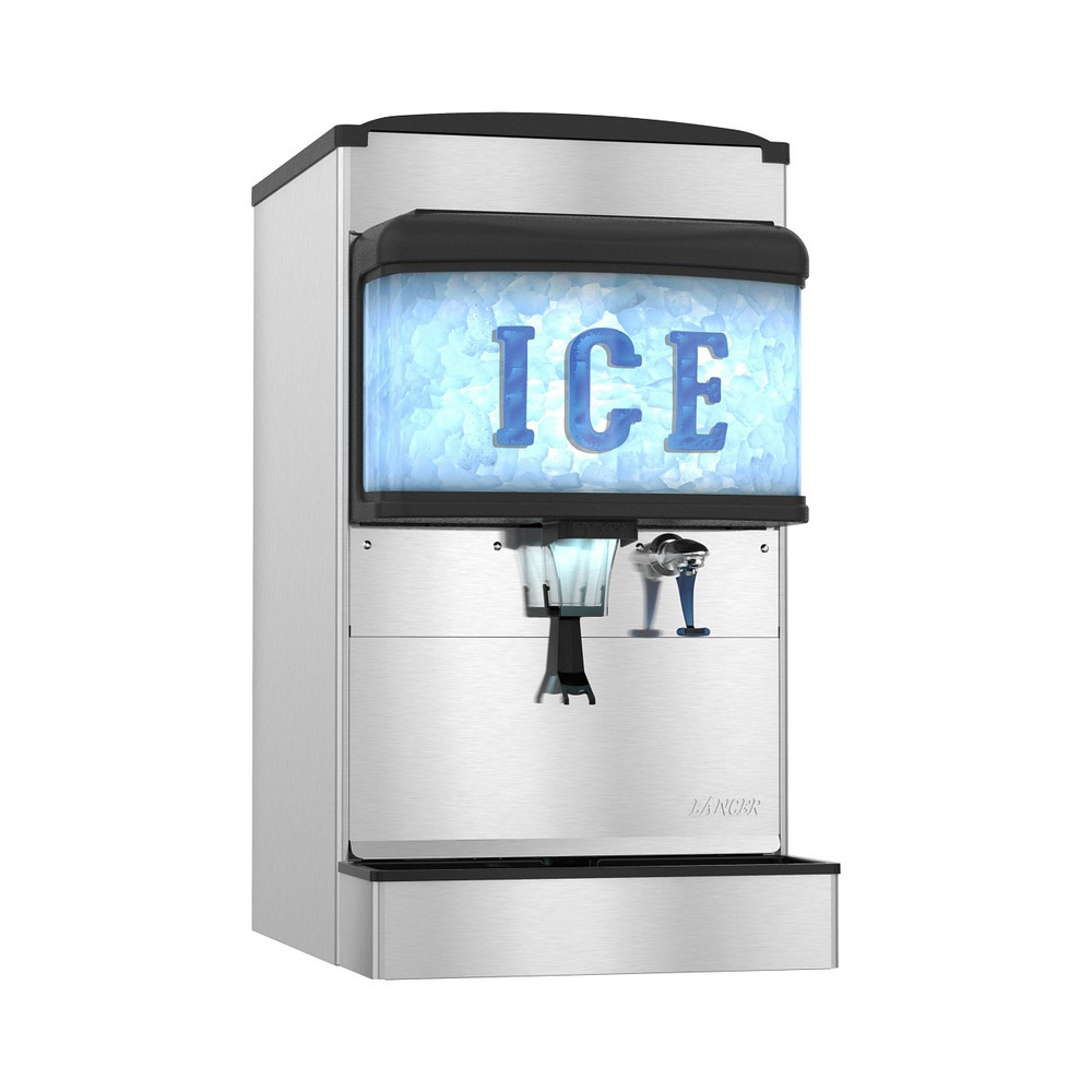 Hoshizaki DCM-500BWH Countertop Ice Maker and Water Dispenser - 40 lb.  Storage Water Cooled