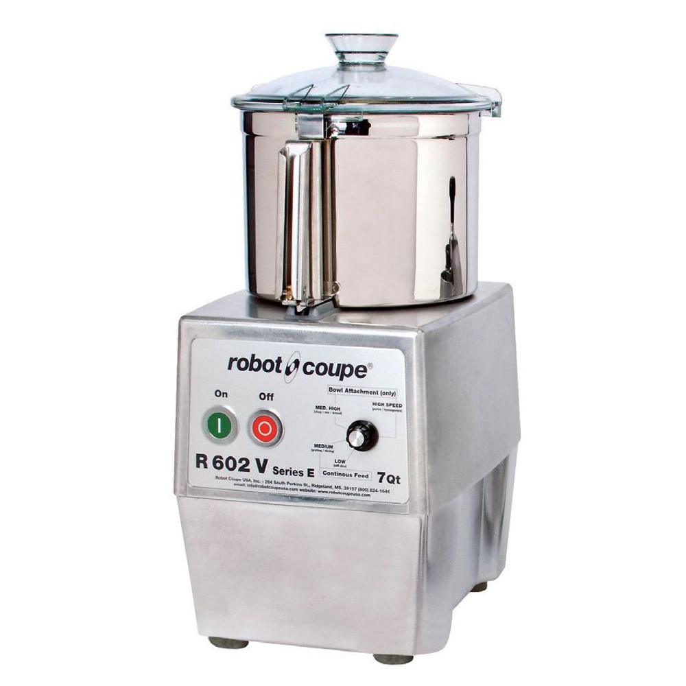 Robot Coupe R602VVB Variable Speed Food Processor with 7 Qt. Stainless  Steel Bowl - 3 hp - Win Depot