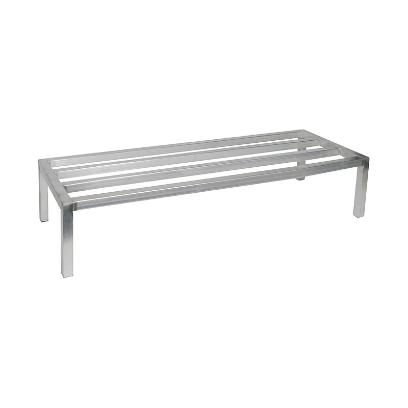 Winco ADRK2060 Aluminum Dunnage Rack, 20" x 60" x 12" 1200 lb