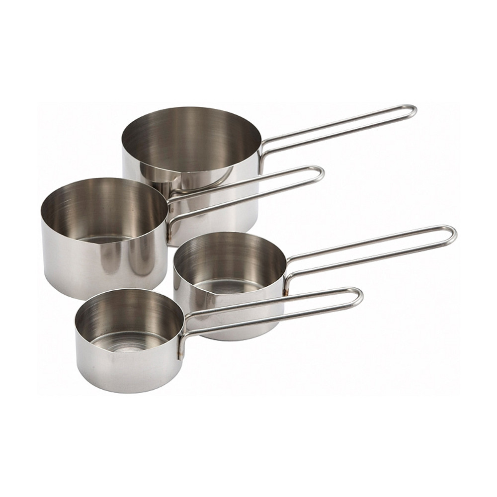 Norpro 4-Piece Stainless Steel Measuring Cup Set